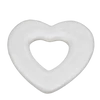 Kép 3/3 - Polisztirol szív lapos 27cm