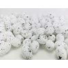 Festett polisztirol tojás természetes színek 3cm x 4cm 120db/csomag - fehér OKOSÁR!