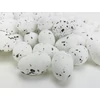 Festett polisztirol tojás természetes színek 3cm x 4cm 120db/csomag - fehér OKOSÁR!