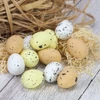 Kép 8/8 - Festett polisztirol tojás természetes színek 3x4cm 12db/cs
