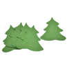 Kép 2/2 - Filc - Fenyő zöld 10cm 5db/csomag