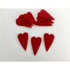 Kép 1/2 - Filc - Hosszú szív 2,3x4cm 10db/csomag
