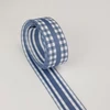 Kétoldalas textil szalag 2,5cm*2m acélkék