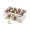 Üvegcse parafadugóval 3*4cm 12db/dob 