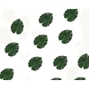 Szár nélküli filodendron levél 12db/csomag