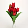 Kép 2/5 - Tulipán csokor 9 ágú piros