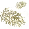 Kép 2/2 - Arany csillámos thuja ág 10db/csomag