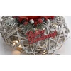 Kép 3/4 - Boldog karácsonyt felirat piros 10cm 6db/csomag