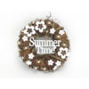 Kép 2/2 - Natúr fa - "Summer Time" felirat koszorúra 7x14cm