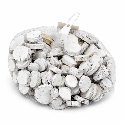 Fehér fakorongok 0,5kg/csomag