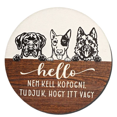 koszorú közép - Hello nem kell kopogni 11,8cm