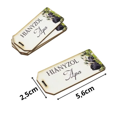 Hiányzol Apa kegyelet scrapbook 5db/csomag