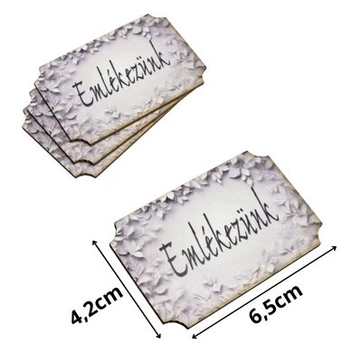Nyomtatott dekorkarton - Emlékezünk 3db/cs