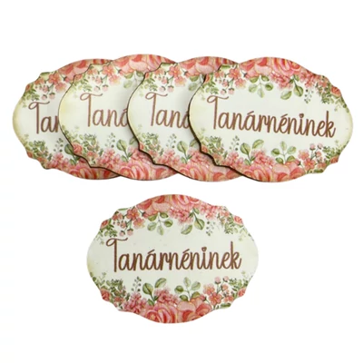 Nyomtatott dekorkarton - Tanárnéninek táblák 5db