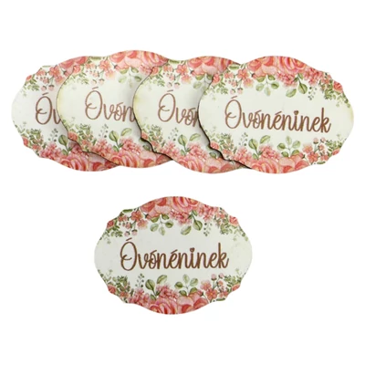 Nyomtatott dekorkarton - Óvónéninek táblák 5db