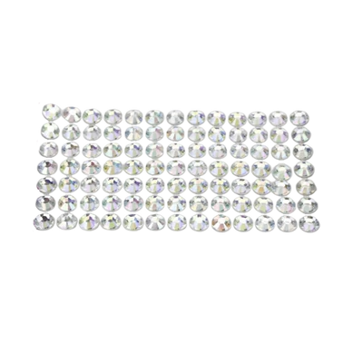 Öntapadós flitter szivárványos 91db/levél