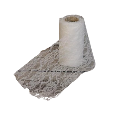 Csipke szalag fehér 9-11cm*1,5-1,8méter