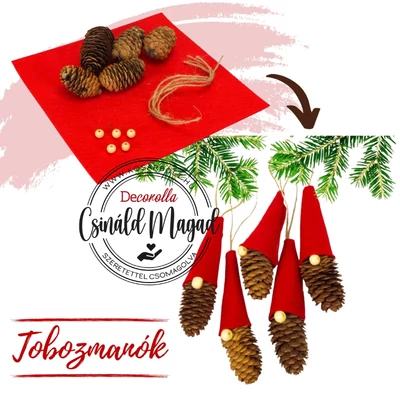 Csináld magad - Tobozmanók 5db