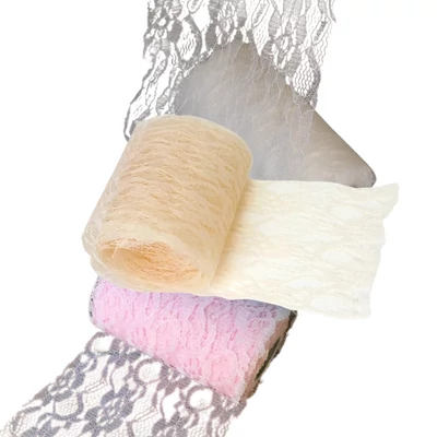 Csipke szalag 9-11cm*1,5-1,8méter - Több színben