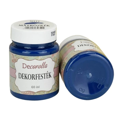 Decorolla matt dekorfesték 60ml matrózkék