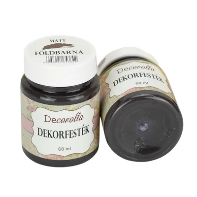 Decorolla matt dekorfesték 60ml földbarna
