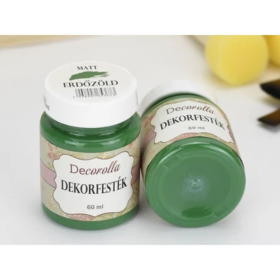 Decorolla matt dekorfesték 60ml erdőzöld