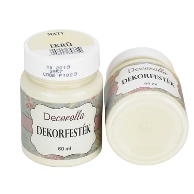 Decorolla matt dekorfesték 60ml ekrü
