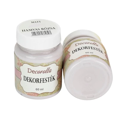Decorolla matt dekorfesték 60ml hamvas rózsa