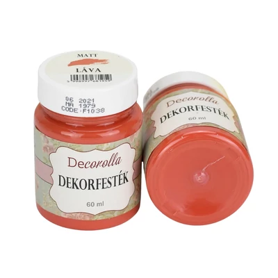 Decorolla matt dekorfesték 60ml láva