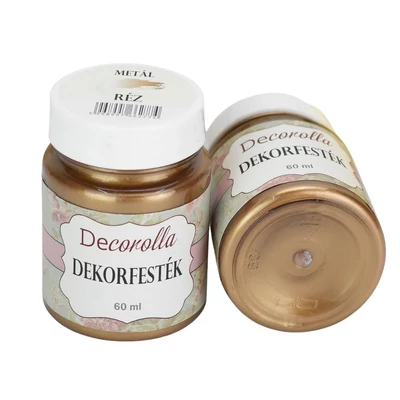 Decorolla metál dekorfesték 60ml réz
