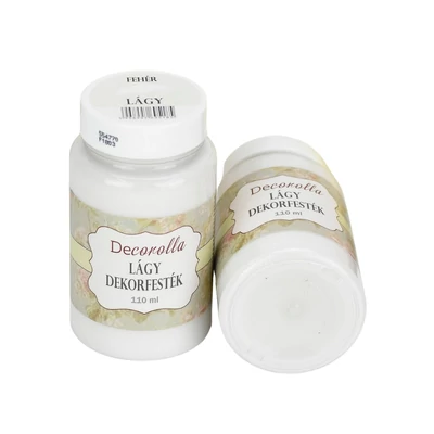 Decorolla lágy dekorfesték 110ml fehér
