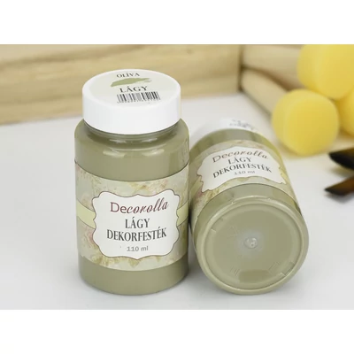 Decorolla lágy dekorfesték 110ml olíva