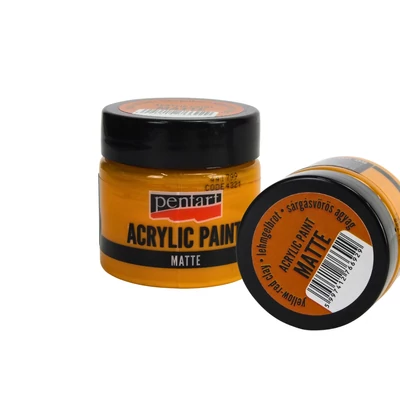 Matt terrakotta akrilfesték 50ml sárgásvörös agyag