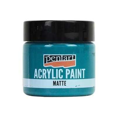 Matt akrilfesték 50ml türkizkék