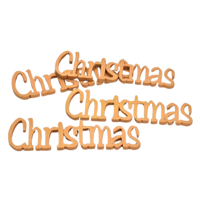 Christmas felirat arany 15cm 4db/csomag-KIFUTÓ