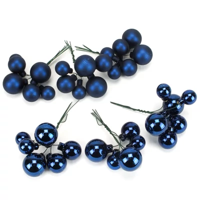 Betűzős gömb &quot;night blue&quot; 6 szett/doboz