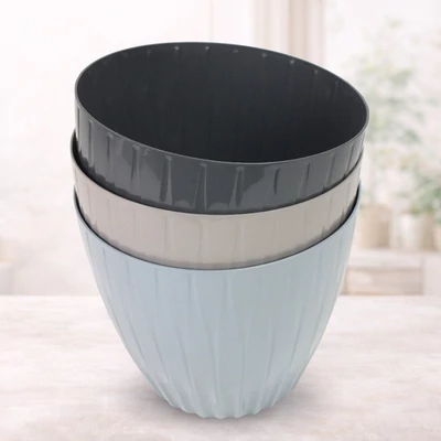 Műanyag kaspó fényes - Többféle színben és méretben