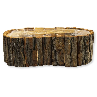 Fakéreg virágláda barna 32x17x10