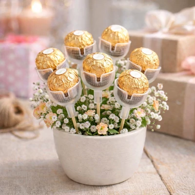 Bonbon tartó félgömb pálcázható opálos 4cm 100db/csomag