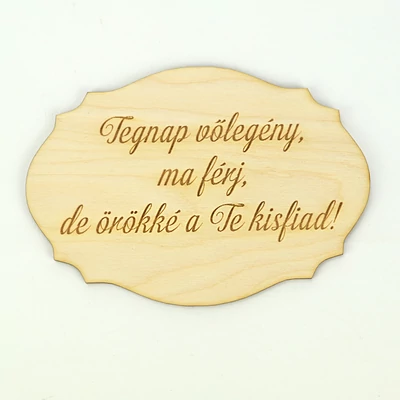 Szülőköszöntő Ajándék Tábla - Kosárbolt.hu