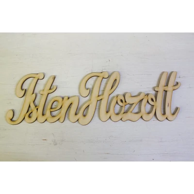 Isten hozott felirat írott 31cm