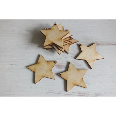 Natúr fa - Csillag 5cm 