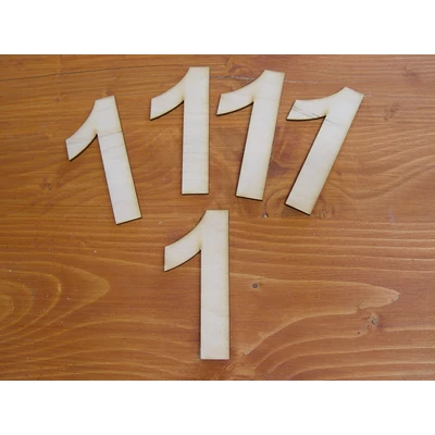 Natúr fa - Szám 10cm 