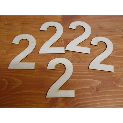 Natúr fa - Szám 10cm 