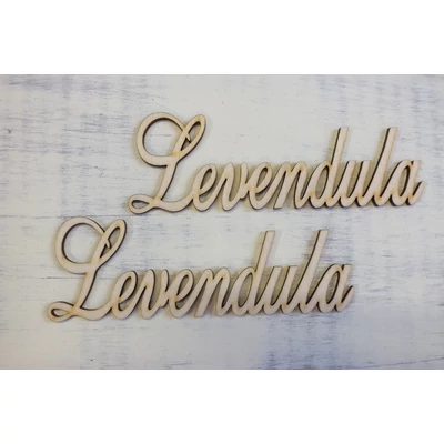 Levendula felirat 15cm 