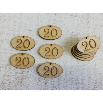 Natúr fa - Évfordulós ovál táblák 