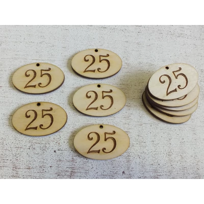 Natúr fa - Évfordulós ovál táblák 