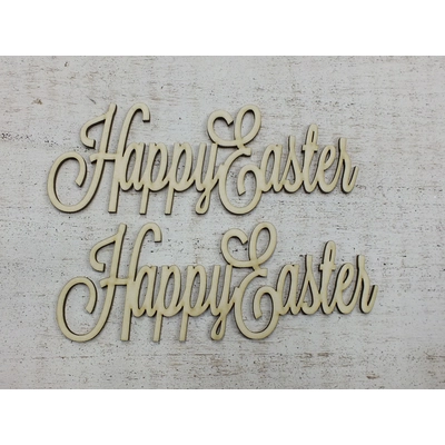 "Happy Easter" felirat 15cm 2db/csomag