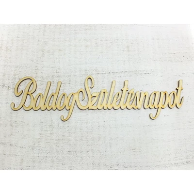 Boldog Születésnapot felirat írott 31cm