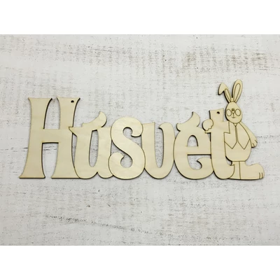 Natúr fa - Húsvét nyulas 34cm